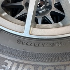 日産ニッサンセレナC27に使用 スタッドレスタイヤ ブリヂストンブリザックスVRX3 タイヤホイールセット195/65R15 中古４本セット2024年製の画像