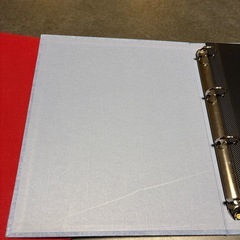 フォトアルバム　A4サイズ　4穴リングファイルの画像