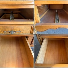 【GO-1290】ロココ調 テーブル 机 デスク 書斎 アンティークの画像