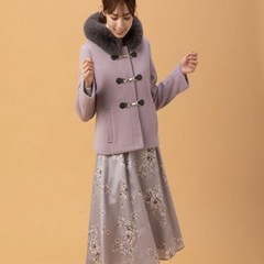 Misch Mash ミッシュマッシュ　ダッフル
コート（ファー付き）の画像