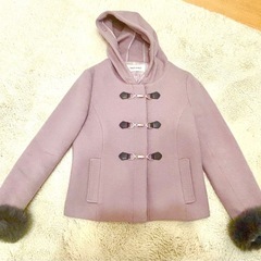 Misch Mash ミッシュマッシュ　ダッフル
コート（ファー付き）の画像