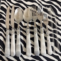 Francfranc カトラリーセット　ガラスストロー2点の画像