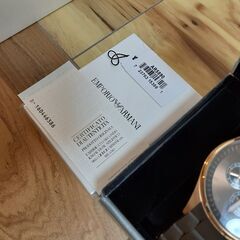 【美品】ｴﾝﾎﾟﾘｵｱﾙﾏｰﾆ腕時計　の画像