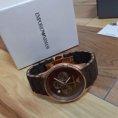 【美品】ｴﾝﾎﾟﾘｵｱﾙﾏｰﾆ腕時計　の画像