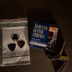 ギター(ケース付き)の画像