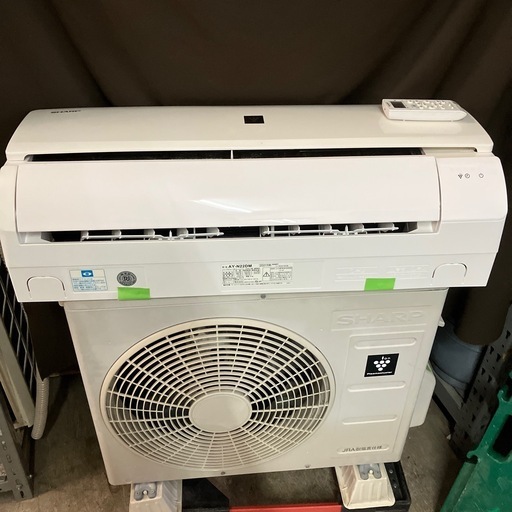 取付込、保証付シャープ2021年2.2KW6畳用