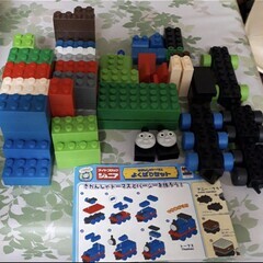 ダイヤブロックジュニア きかんしゃトーマス たのしいかしゃあそび＆よくばりセットの画像