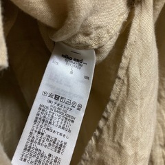 （L）［美品］niko and... 長袖ロングシャツ の画像