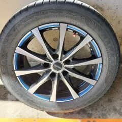 【中古】16インチアルミホイール ブラックポリッシュ 16インチの画像