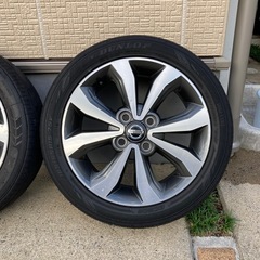 受渡し者決定　日産デイズルークス　純正ホイールタイヤセット　155/55/15の画像