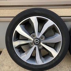 受渡し者決定　日産デイズルークス　純正ホイールタイヤセット　155/55/15の画像