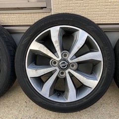 受渡し者決定　日産デイズルークス　純正ホイールタイヤセット　155/55/15の画像