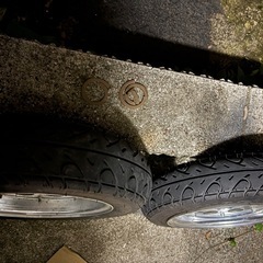 モンキー 10インチタイヤアルミホイール　バリ山の画像