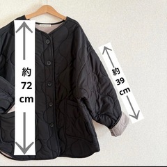 レディース　キルティング　アウター　FREEサイズの画像