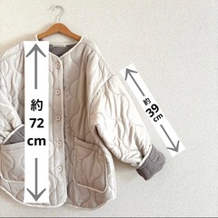 レディース　キルティング　アウター　FREEサイズの画像