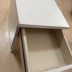 コンパクト引き出し　収納　チェスト（もくせい木製）の画像