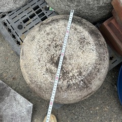 庭石　石臼　植木石　3の画像