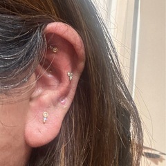 耳つぼジュエリー、カフェで体験の画像