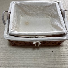 【ワイヤー籠  決定】大きめの籠の画像