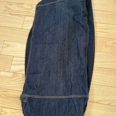 【カバーのみ】無印良品 体にフィットするソファ大 綿 デニムネイビーの画像