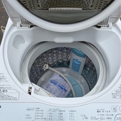 Toshiba 2019年製 7kg洗濯機 AW-7G6の画像