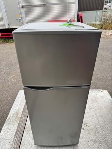 Sharp 2019年製 118L冷蔵庫 SJ-H12D-S