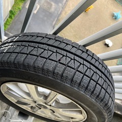スタッドレスタイヤ&ホイルせっとセット　4ほん4本の画像