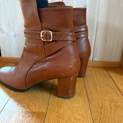 REGAL F83N BG 24cmブーツ リーガル レザー 茶ブラウン6cmヒールの画像