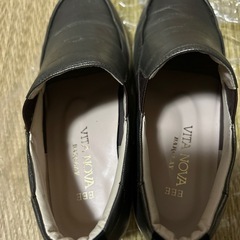 VITA NOVA 厚底3センチスリッポン　22センチEEE カーキーの画像