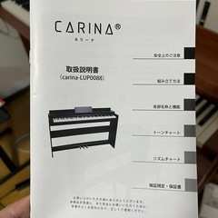 【使用歴5ヶ月】電子ピアノ「カリーナ」の画像