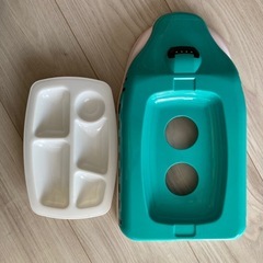 新幹線型 子ども用プレート 仕切り付きの画像