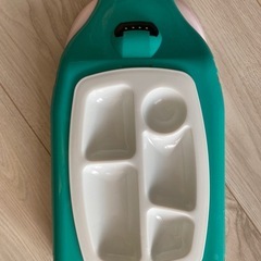 新幹線型 子ども用プレート 仕切り付きの画像