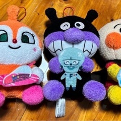 アンパンマンとその仲間達?マスコットぬいぐるみ　５つセットの画像