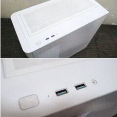 VALKYRIE M-ATX ゲーミングPCケース　VK03-M LCD WHITE　デスクトップケース　曲面ガラス 270 ° シービュールーム　ヴァルキリー　277ZSの画像