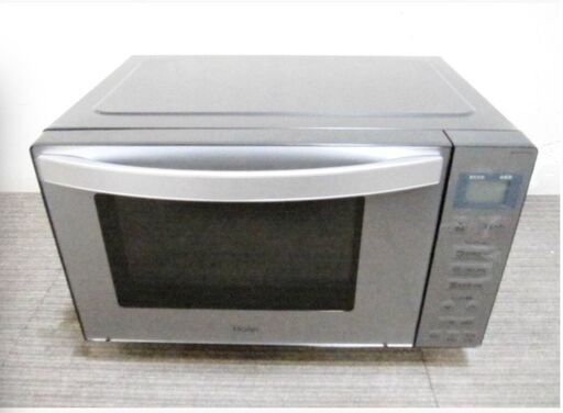 【高年式2024年製】Haier　ヘルツフリー電子レンジ　JM-XP2FH18G　動作良好　庫内フラット Haier　自動メニュー総数4　縦開き式ドア　278ZS