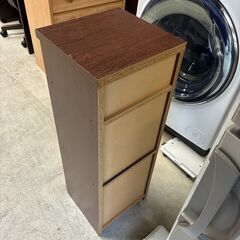 細身チェスト ダークブラウンの画像