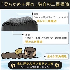 枕 まくら 水洗い 安眠枕 高反発 低反発 ブラック 安眠 快眠 黒 おしゃれの画像