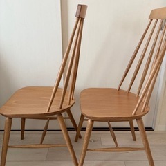 unico KOTONA ハイバックチェア2脚セットの画像