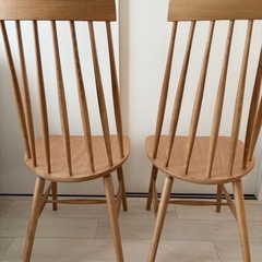 unico KOTONA ハイバックチェア2脚セットの画像