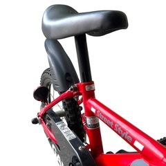 【補助輪つき】GALE 赤 キッズバイク 前カゴ付き ライト 付き 14インチの画像