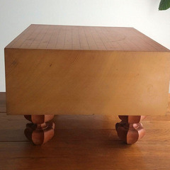 ヴィンテージ　『囲碁盤　脚付き&　碁石』囲碁セット　昭和初期　レトロ　重厚感の画像