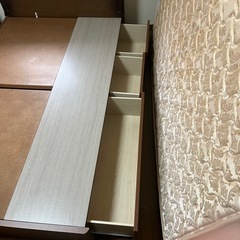 ★引き出し収納付き★フランスベッド セミダブル★の画像