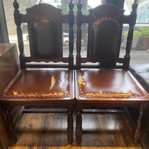 アンティークチェア2脚