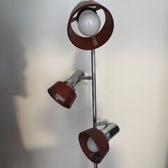 フロアスタンドライト 3灯 シルバーの画像