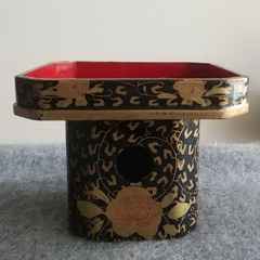 ヴィンテージ 雛人形 雛道具『お重箱・衣装袋・膳台』　昭和初期　レトロの画像