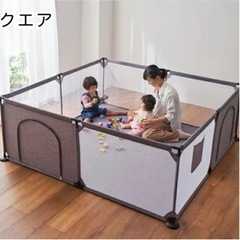 西松屋　ソフトベビーサークル　スクエアの画像