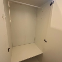 IKEA/イケア KLEPPSTAD/クレップスタード：ワードローブ 扉2枚付 ホワイトの画像