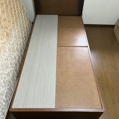 ★引き出し収納付き★フランスベッド シングル★フレーム マットレス セット★の画像