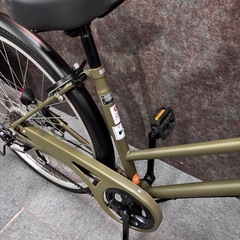 27インチ ママチャリ 自転車 変速付き つうきん通勤の画像