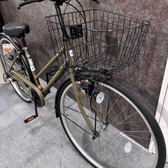 27インチ ママチャリ 自転車 変速付き つうきん通勤の画像